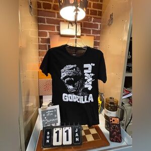 Vintage Godzilla Shirt Charcoal Grey - 90s Style Japanese Movie Merch